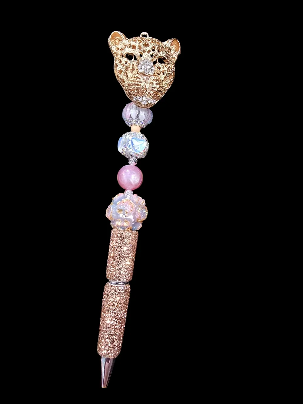 Rose Gold Beaded Pen for Home Office